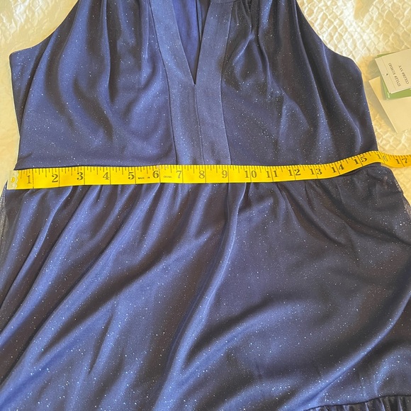 NWT Sparkly Blue Formal or Semi Formal Dress Size 10 - Picture 8 of 10